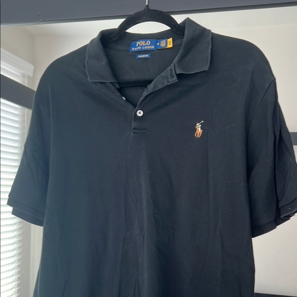 Polo by Ralph Lauren Black Classic Polo Shirt